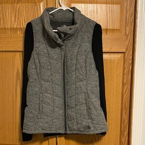 The North Face Women's Heather Grey Quilted Vest